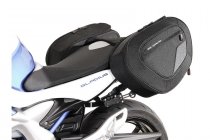 BLAZE H saddlebag set Black/Grey. Suzuki SFV650 Gladius (09-16).