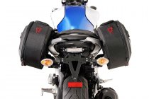 BLAZE H saddlebag set Black/Grey. Suzuki SFV650 Gladius (09-16).