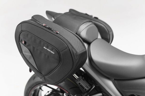 BLAZE H saddlebag set Black/Grey. Suzuki GSX-S1000 / GSX-S1000 F (15-).