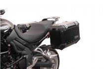 TRAX ION aluminium case system Black. 45/37 l. Triumph Tiger 1050 (06-12).