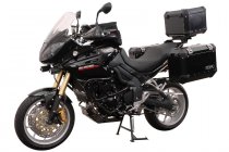 TRAX ION aluminium case system Black. 45/37 l. Triumph Tiger 1050 (06-12).