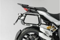 EVO side carriers Black. Ducati Multistrada 1200 / S (10-14).