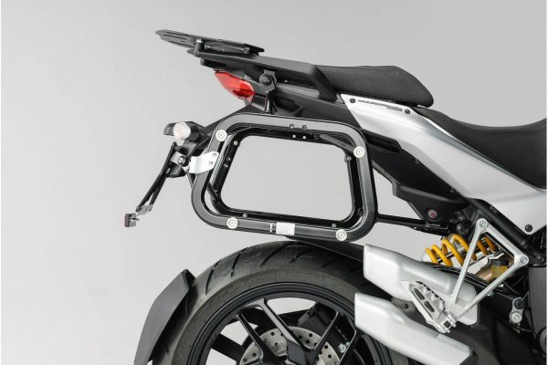 EVO side carriers Black. Ducati Multistrada 1200 / S (10-14).