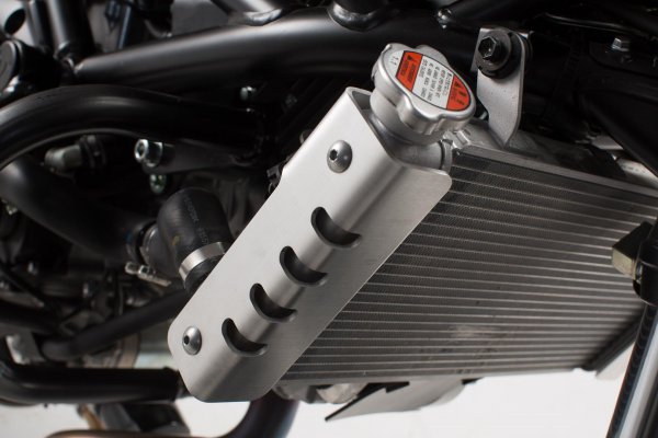 Radiator guard Silver. Suzuki SV650 ABS (15-).