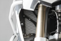 Radiator guard Black/Silver. BMW R 1200 GS LC (12-16).