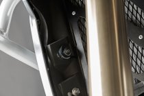 Radiator guard Black/Silver. BMW R 1200 GS LC (12-16).