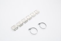 Header pipe guard For header pipe with Ø 32-50 mm. Silver. Universal