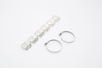 Header pipe guard For header pipe with Ø 50-70 mm. Silver.