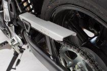 Chain guard Black/Silver. Suzuki SV650 ABS (15-).