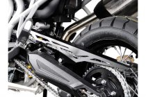 Chain guard Black. Triumph Tiger 800 models (10-).