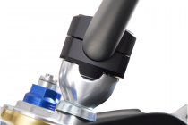 Bar converter Ø 22mm to Ø 28mm. h 20 mm. Black.