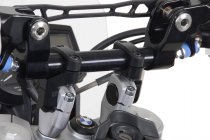 Vario bar back for Ø 28 mm handlebar Up/back variable. Black.