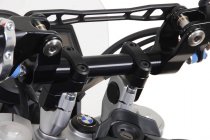 Vario bar back for Ø 28 mm handlebar Up/back variable. Black.