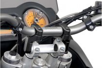 Vario bar back for Ø 28 mm handlebar Up/back variable. Black.