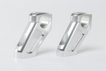 Bar back H=20 mm. Back 30 mm. Silver. BMW R1200GS.