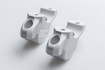 Bar back H=32 mm. Back 25 mm. Silver. BMW models.