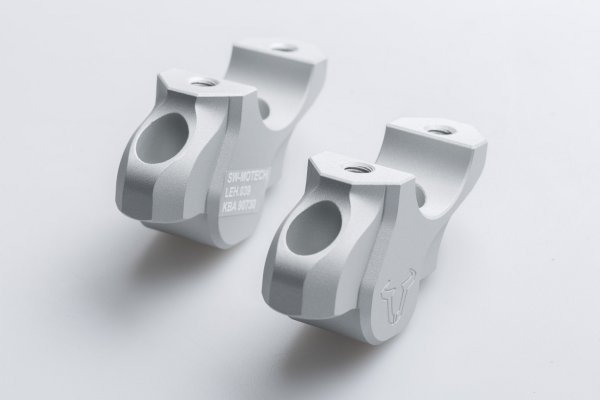 Bar back H=32 mm. Back 25 mm. Silver. BMW models.