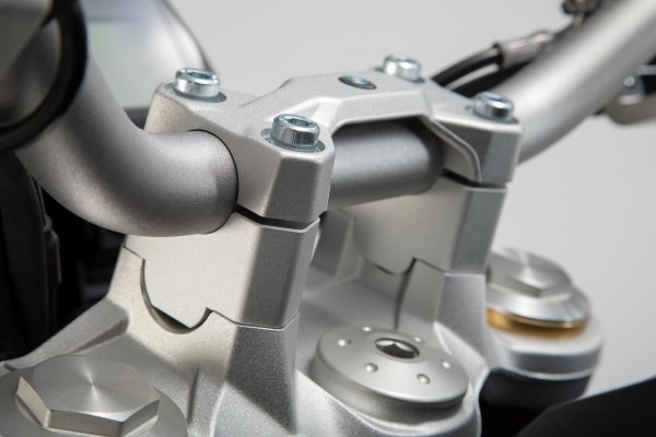 Bar riser H=30 mm. Silver. BMW F 850 GS (18-).