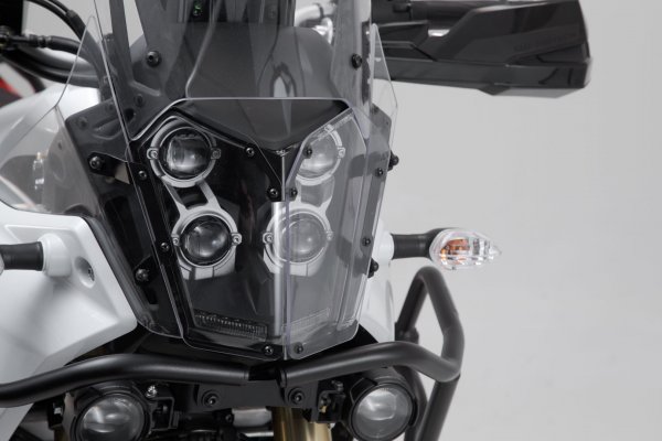 Headlight guard Bracket with PVC panel. Yamaha Ténéré 700 (19-).