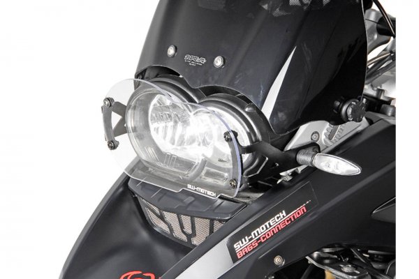Headlight guard Bracket with PVC panel. BMW R 1200 GS (08-12).
