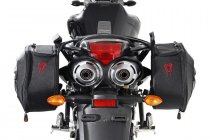 BLAZE saddlebag set Black/Grey. Yamaha FZ6N / Fazer (06-10).