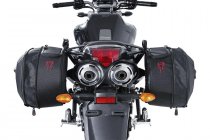 BLAZE saddlebag set Black/Grey. Yamaha FZ6N / Fazer (06-10).