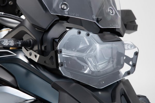 Headlight guard Bracket with PVC panel. BMW F 750 / 850 GS (17-).