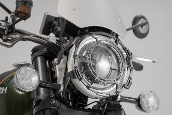 Headlight guard Black. Triumph Scrambler 1200 XC / XE (18-).