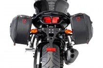 BLAZE saddlebag set Black/Grey. Yamaha FZ1, FZ1 Fazer/ FZ8, FZ8 Fazer.