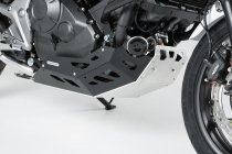 Engine guard Black/Silver. Honda NC700 / NC750 without DCT.