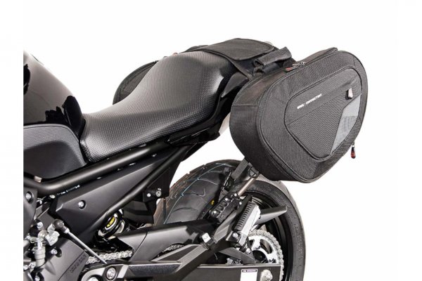 BLAZE saddlebag set Black/Grey.Yamaha XJ6/ XJ6 Diversion, Diversion F.