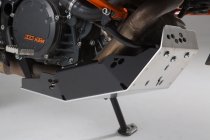 Engine guard Black/Silver. KTM 1090 Adv, 1190 Adv/R, 1290 SAdv.
