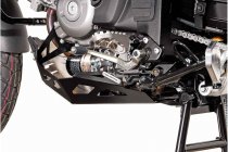 Engine guard Black/Silver. Suzuki DL650 (11-) / XT (15-).