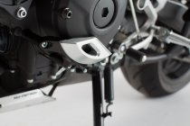 Engine case protector Black/silver. XSR900 (15-), MT-09/ Tracer (14-).