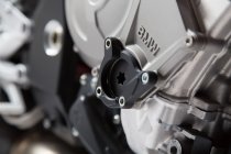 Engine Case Protector Black/silver. BMW S1000R / RR / XR.