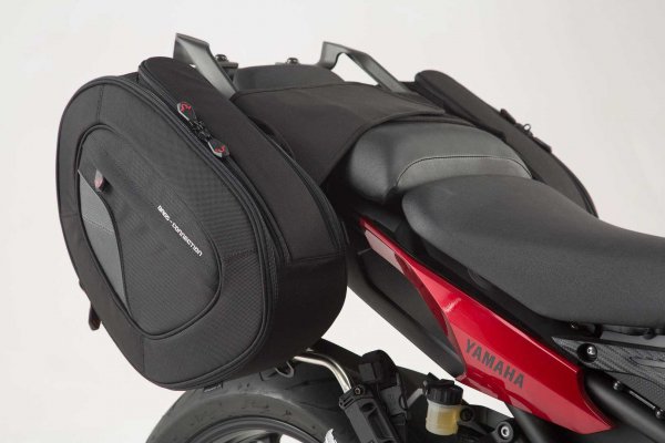 BLAZE saddlebag set Black/Grey. Yamaha MT-09 Tracer (14-18).