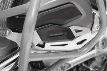 Cylinder guard Black/Silver. BMW R 1200 models (13-).