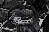 Cylinder guard Black/Silver. BMW R 1250 GS/Adv, R 1250 RS/ RT.
