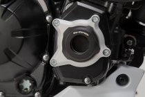 Engine case protector Black/Silver. Kawasaki Z900 (16-)/Z900RS (17-).