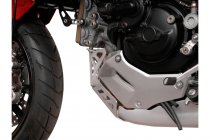 Engine guard Silver. Ducati Multistrada 1200 / S (10-14).