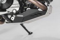 Engine guard Black/Silver. Ducati Hyperstrada / Hypermotard.