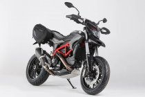 Engine guard Black/Silver. Ducati Hyperstrada / Hypermotard.