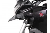 Light mounts Black. Honda Crosstourer (11-).