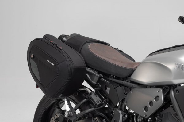BLAZE H saddlebag set Black/Grey. Yamaha XSR700 (15-).