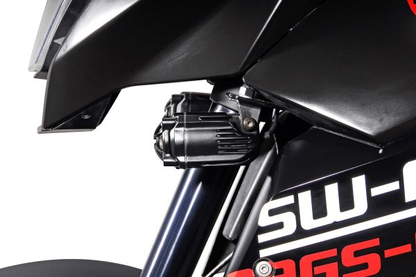 Light mounts Black. KTM 990 SMT (08-14).
