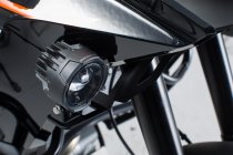 Light mounts Black. KTM 1050/1090 Adv., 1190 Adv./R.