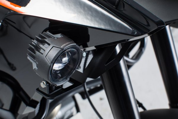 Light mounts Black. KTM 1050/1090 Adv., 1190 Adv./R.