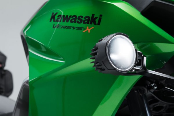 Light mounts Black. Kawasaki Versys-X300 ABS (16-).