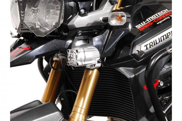 Light mounts Black. Triumph Tiger 1200 Explorer (11-15).
