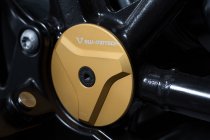 Frame cap set Gold. BMW R nineT models (14-).